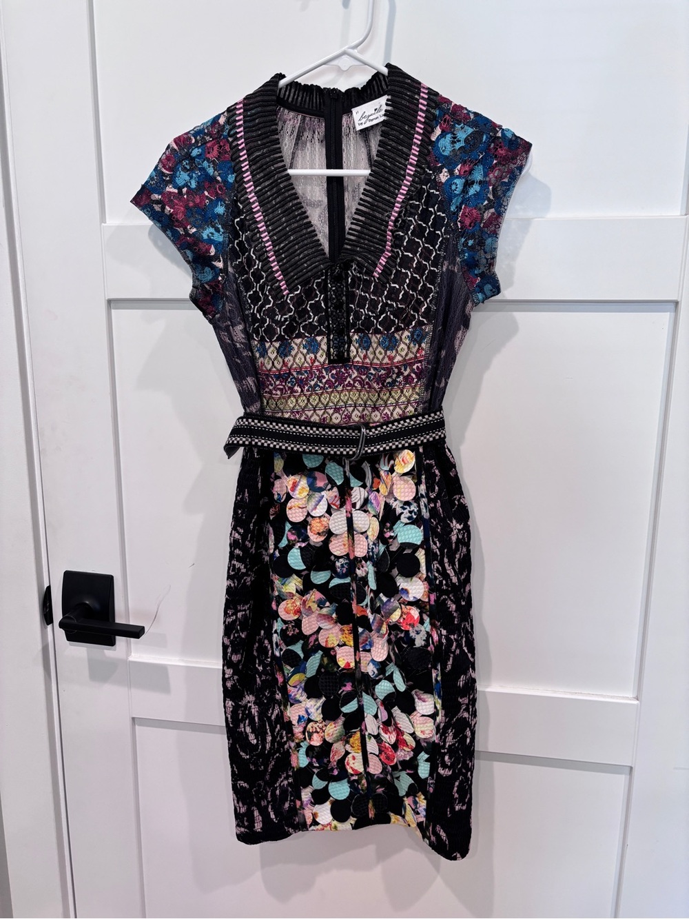 Beguile by Byron Lars Pencil Dress size 00 Petite EUC - Picture 5 of 6